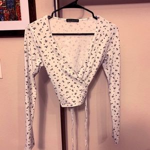 Brandy Melville Coco Wrap Top